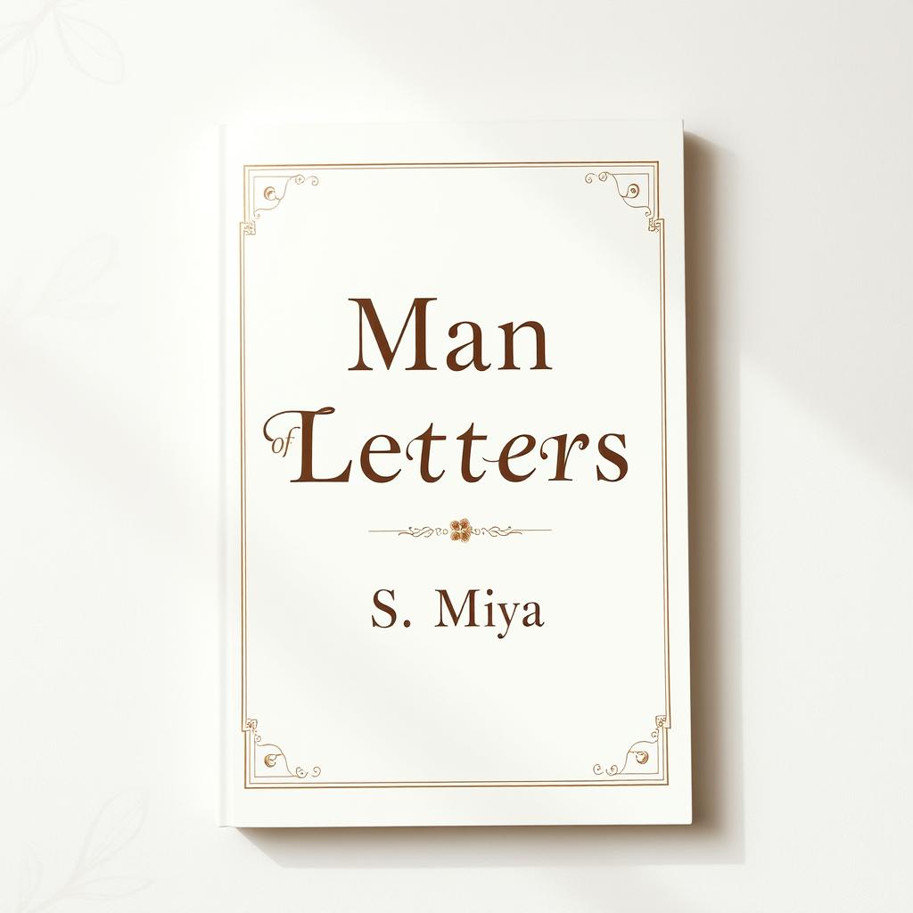 A beautifully decorated full-screen cover of a white poetry book, featuring elegant typography