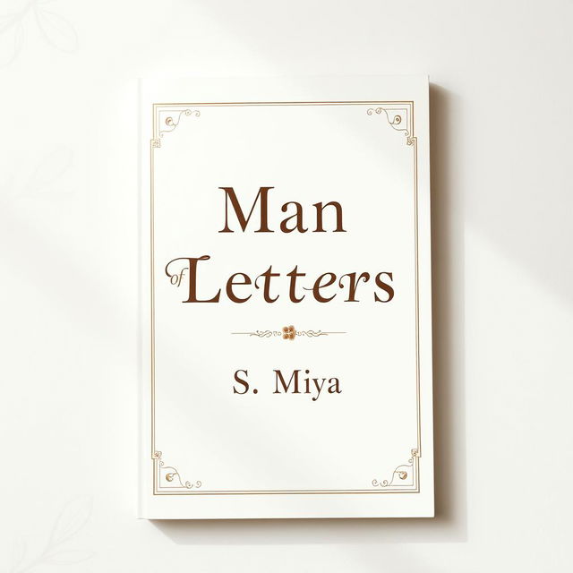 A beautifully decorated full-screen cover of a white poetry book, featuring elegant typography