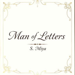 A beautifully decorated, fullscreen white poetry book cover featuring elegant typography