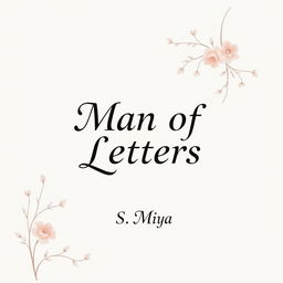 A beautifully decorated, fullscreen white poetry book cover featuring an elegant design