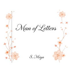 A beautifully decorated, fullscreen white poetry book cover featuring an elegant design