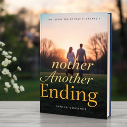 A captivating book cover for the title 'Another Ending'