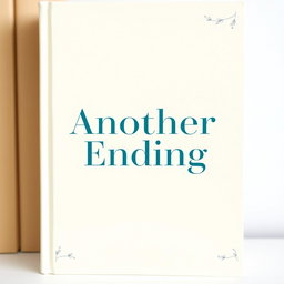 A minimalist book cover for the title 'Another Ending'