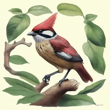 The painter drew a detailed acrocarp in his nature-inspired artwork.