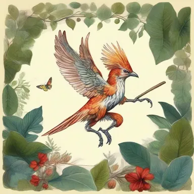The painter drew a detailed acrocarp in his nature-inspired artwork.