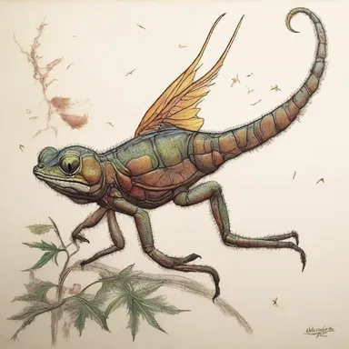 The painter drew a detailed acrocarp in his nature-inspired artwork.