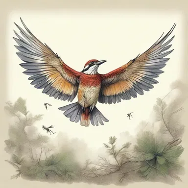 The painter drew a detailed acrocarp in his nature-inspired artwork.