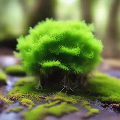 In the magical realm of the fairies, acrocarpous moss is believed to possess mystical powers.