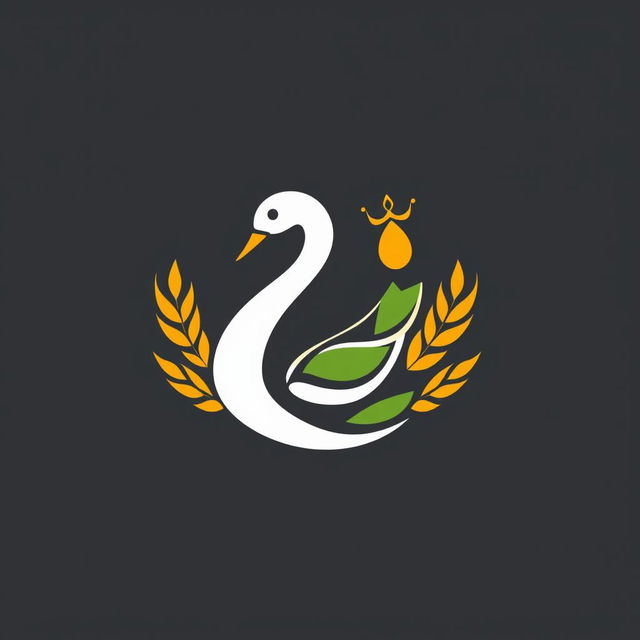 A minimalist logo design for a pastry shop named 'تشریفات', managed by Sohrabi