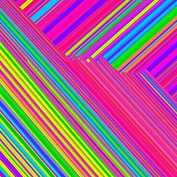 A vibrant background featuring diagonal lines alternating from upper left to lower right and upper right to lower left