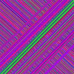 A vibrant background featuring diagonal lines alternating from upper left to lower right and upper right to lower left