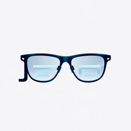 An elegant logo featuring the letters JEA creatively integrated with futuristic eyeglasses