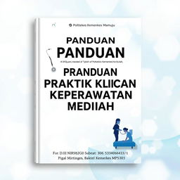 A professional and informative book cover for 'Panduan Praktik Klinik Keperawatan Medikal Bedah' intended for D III Nursing Students at Poltekkes Kemenkes Mamuju