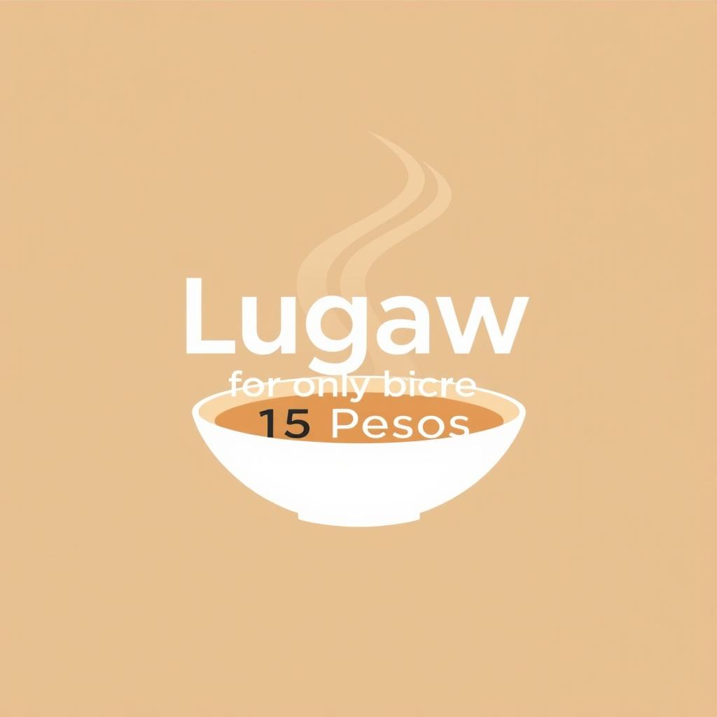 Lugaw - A Taste of Tradition for Only 15 Pesos!