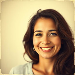 An attractive and clean vintage-style profile picture suitable for Facebook