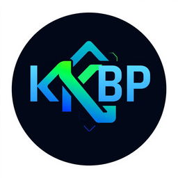 A stylish and modern logo design for 'KKBP'