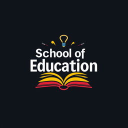 A logo design for 'School Of Education Mission' that embodies inspiration and innovation
