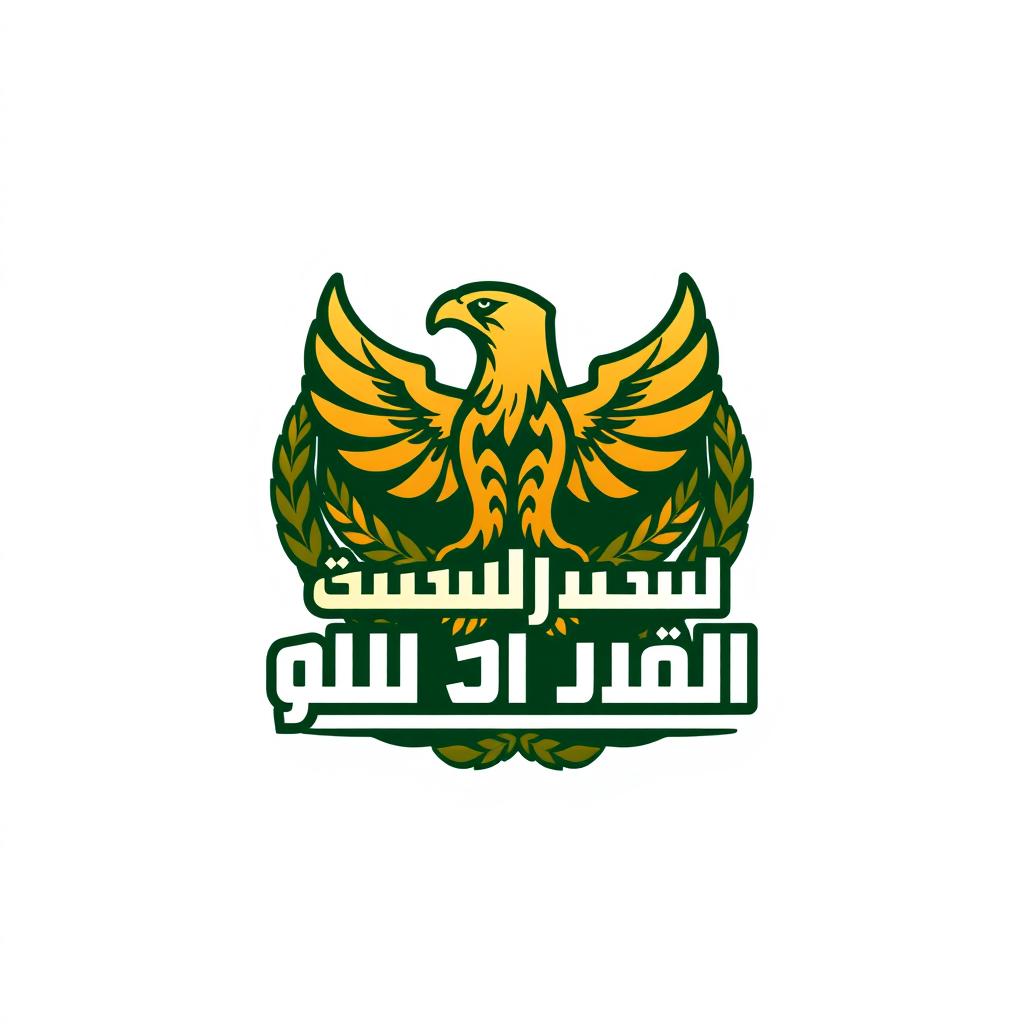 A logo design for 'ناحیه مقاومت بسیج شهید مفتح', featuring a strong and inspiring emblem