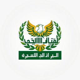 A logo design for 'ناحیه مقاومت بسیج شهید مفتح', featuring a strong and inspiring emblem