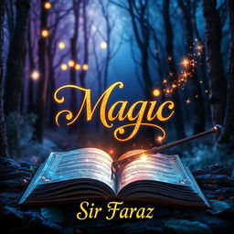 A captivating and enchanting book cover for the title "Magic" by Sir Faraz 2025