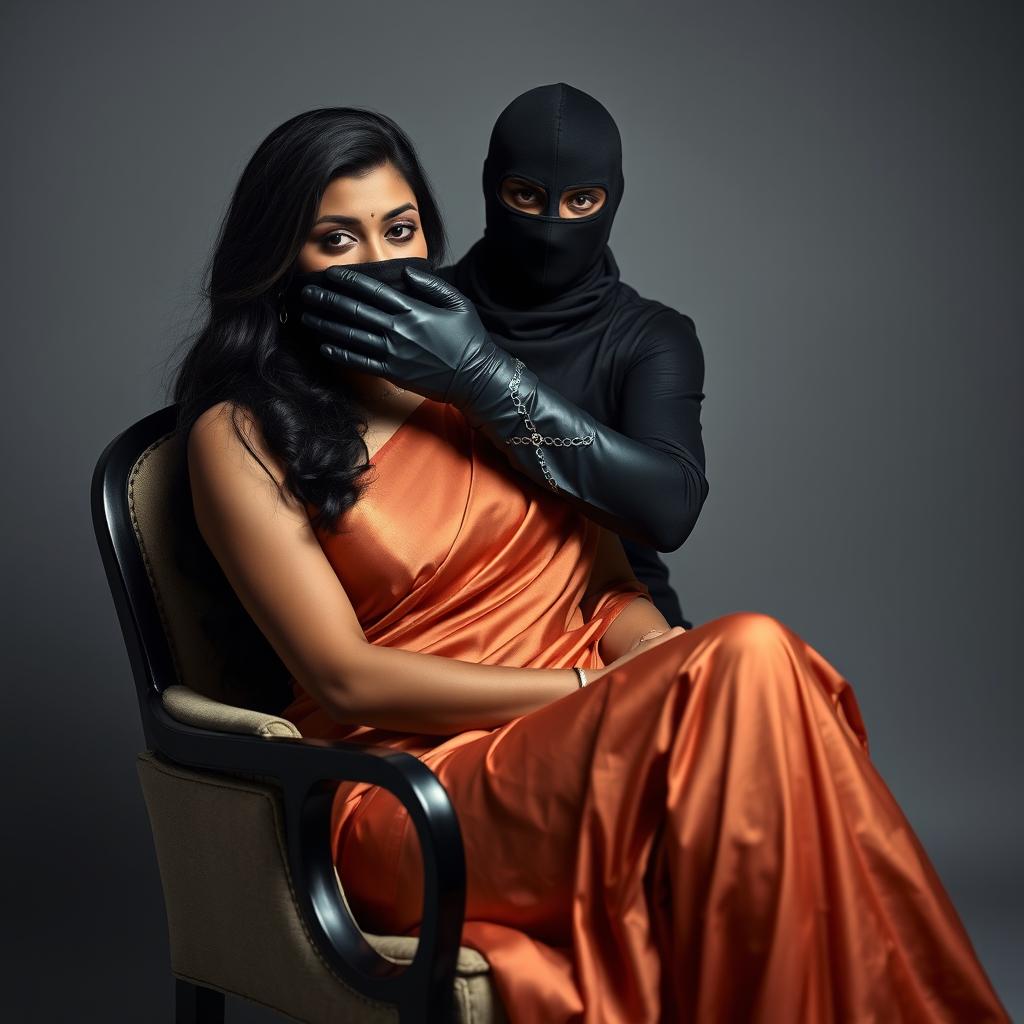 Two sexy Indian women, Sara and Tara, in an intriguing scene