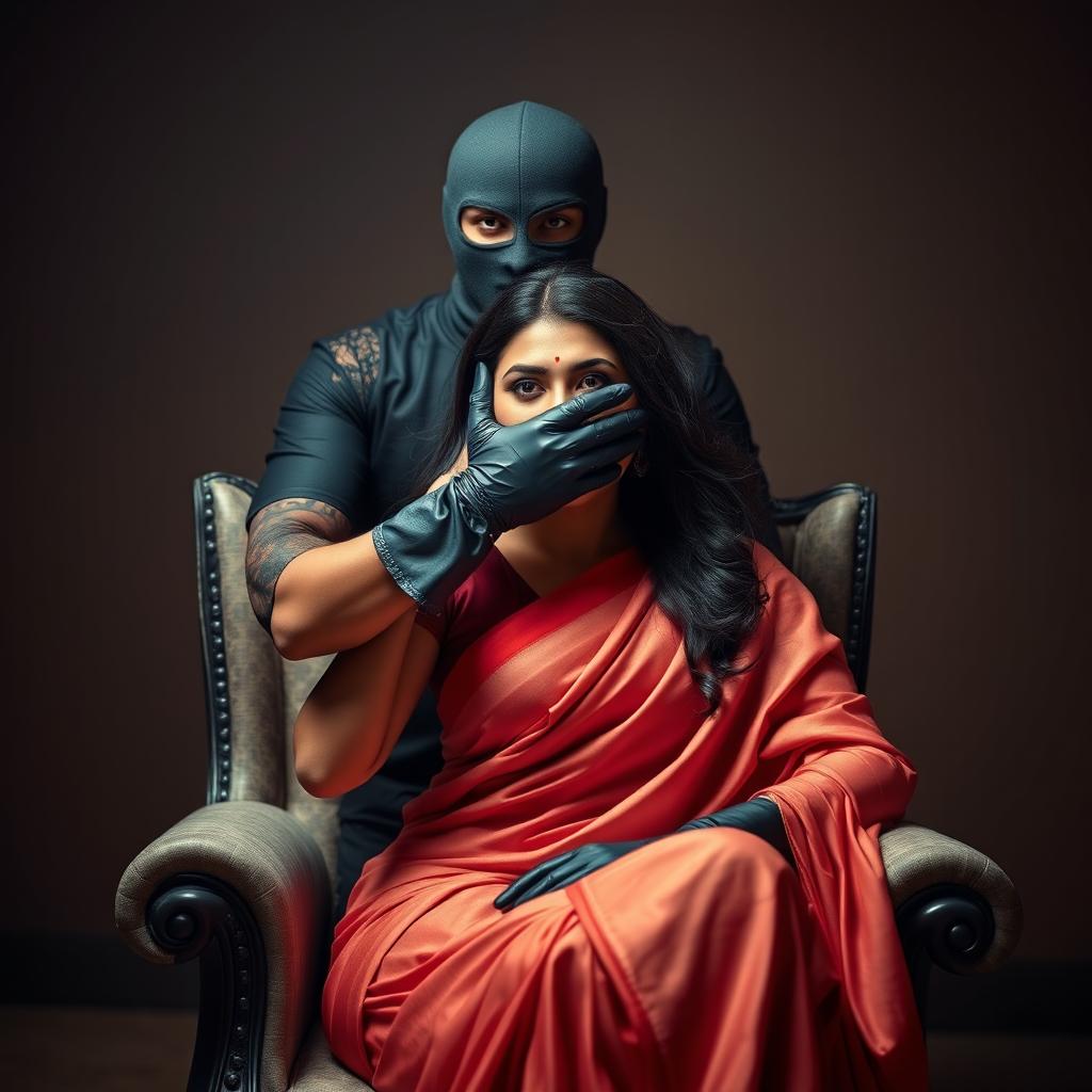 Two sexy Indian women, Sara and Tara, in a captivating scene