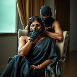 Two sexy Indian women, Sara and Tara, in a captivating scene