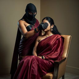 Two sexy Indian women, Sara and Tara, in a captivating scene