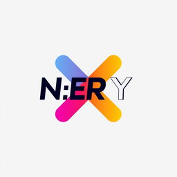 A modern and creative logo featuring the letters N, E, R, Y