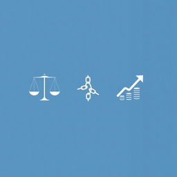 A simple and clean design representing themes of law, corruption, and asset recovery