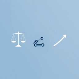 A simple and clean design representing themes of law, corruption, and asset recovery