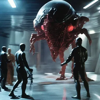 The movie production company used acrylonitrile to create special effects in the sci-fi film.