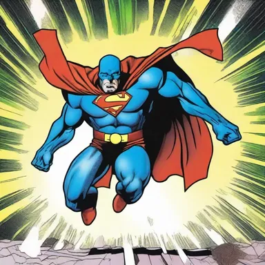 The superhero's arch-nemesis gained superpowers after being exposed to a vat of acrylonitrile in the comic book series.