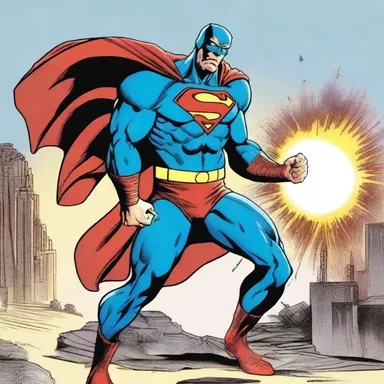 The superhero's arch-nemesis gained superpowers after being exposed to a vat of acrylonitrile in the comic book series.