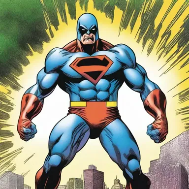 The superhero's arch-nemesis gained superpowers after being exposed to a vat of acrylonitrile in the comic book series.