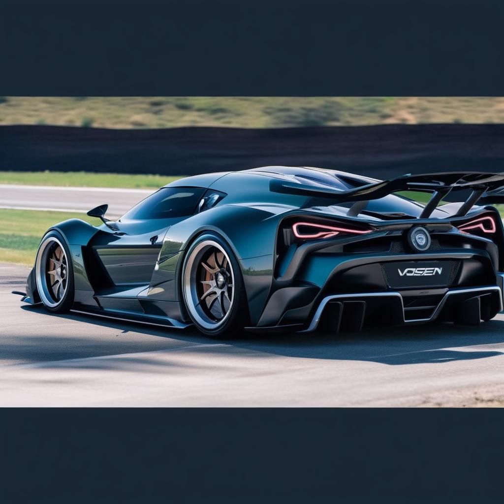 hypercar futuristic Design tuning conceptcar wheels vossen tuning widebodykit