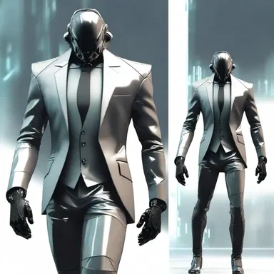 In the futuristic dystopian world, the protagonist wears a suit made of acrylonitrile fabric for protection against toxic environments.
