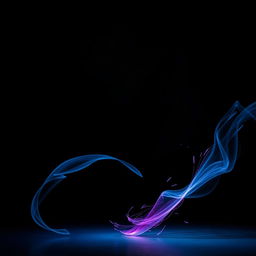 A striking image featuring dynamic elements against a dark background