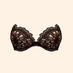 A luxurious bra design for a lingerie brand featuring elegant lace details and a sophisticated silhouette inspired by the models shown in picture 2 and 3