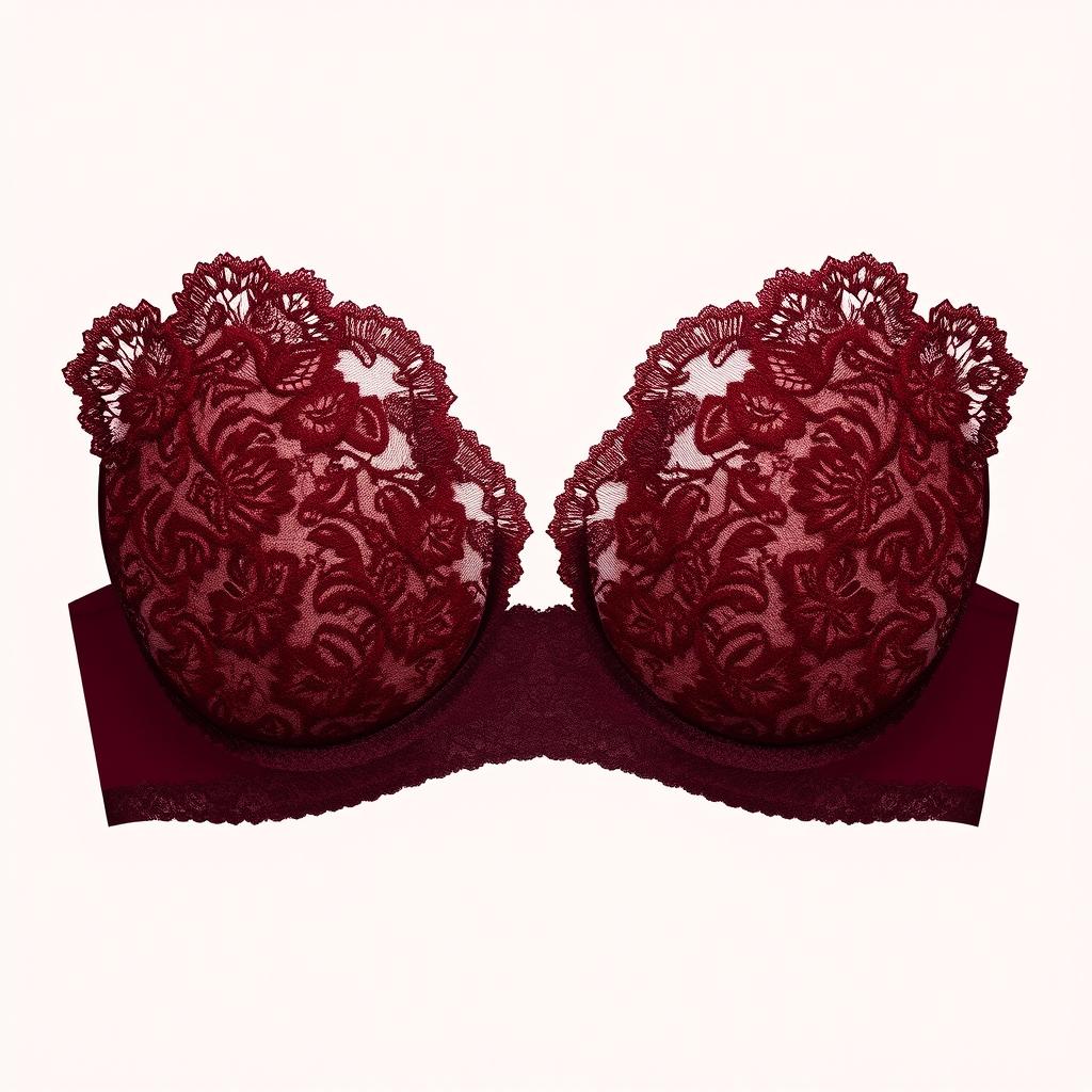 A luxurious bra design for a lingerie brand featuring elegant lace details and a sophisticated silhouette inspired by the models shown in picture 2 and 3
