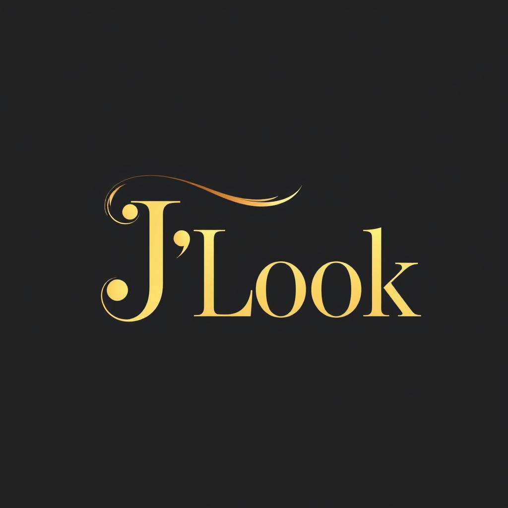 A modern and stylish logo for a hair salon named 'J'Look'