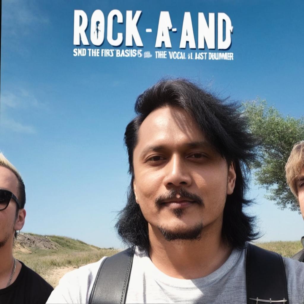 Use the first one as guitarist,  the second bassist and the last vocal with a drummer snd create a rock a band poster