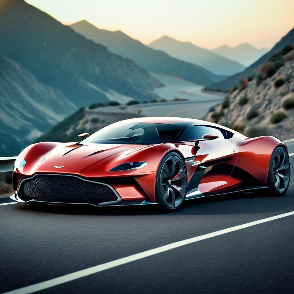 Can you make aston Martin Design futuristic conceptcar