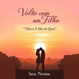 A romantic novel cover featuring soft pastel colors and an elegant design