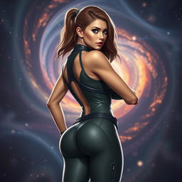 A powerful female leader named Anna, representing an interdimensional dominion known as the Cosmonauts