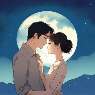 In the romantic novel, the actinism of the moonlight intensifies the couple's affection for each other.