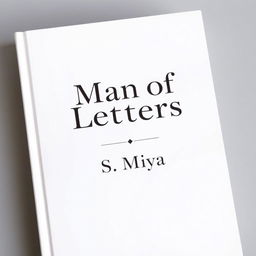 A professional and elegant book cover featuring a predominantly white background