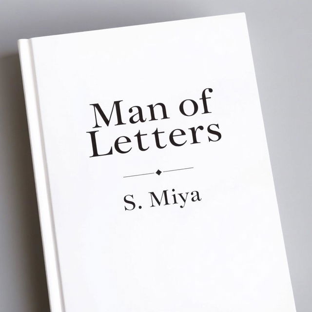 A professional and elegant book cover featuring a predominantly white background