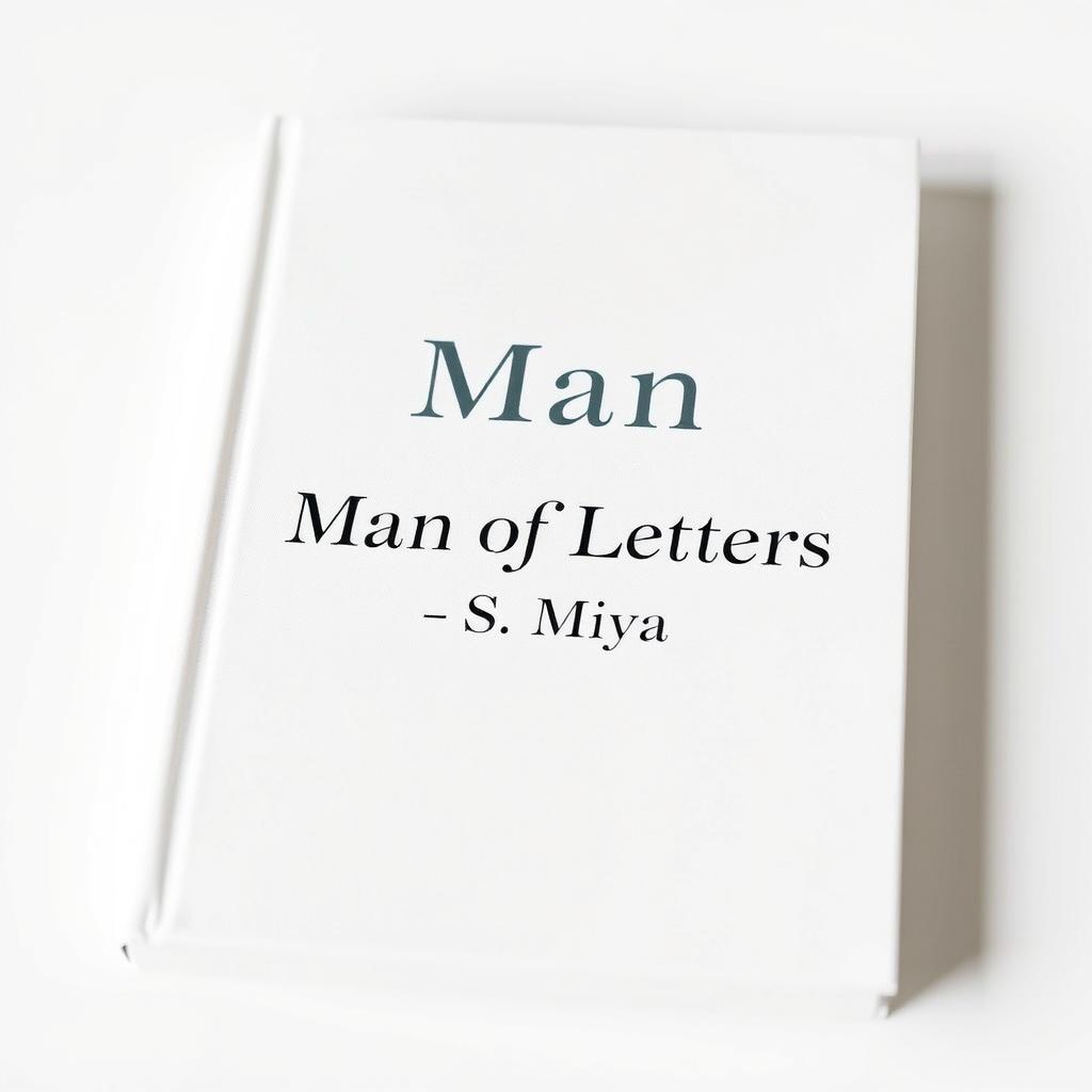 A professional and elegant book cover featuring a predominantly white background