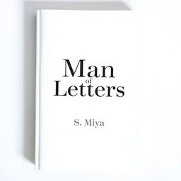 A professional and elegant book cover featuring a predominantly white background